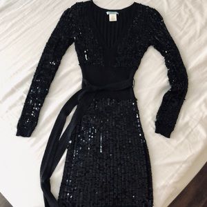 Black sequin Marciano dress